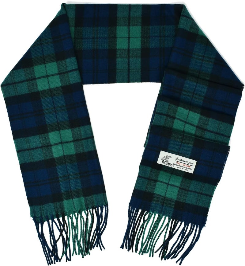 Glory Max Scottish Stewart Tartan Plaid Luxurious Winter Scarf Soft Cashmere Feel 72"x12" - Image 3